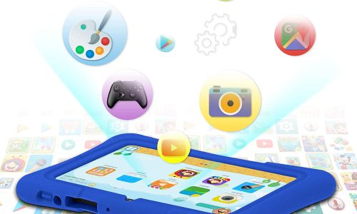 The Pritom 7 inch Kids Tablet is a low-cost tablet that may be used as a backup or substitute for a more expensive tablet PC.